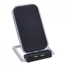 2USBポート付ワイヤレス充電器 アスタブの商品画像