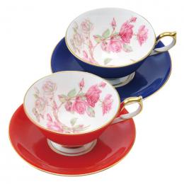 エインズレイ エリザベスローズ ペアティーカップ&ソーサーの商品画像