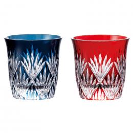 創作切子 匠 Premium スペシャルカッティング オールド ペア(木箱入)の商品画像