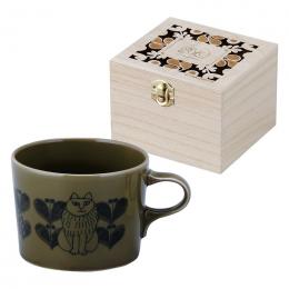 リサ・ラーソン 木箱入マグ グリーンの商品画像