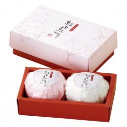 紅白まんじゅうハンドタオル2Pの商品画像