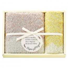 Pupu Mignon(ププ・ミニョン) フェイスタオル&ウォッシュタオル ピンクの商品画像