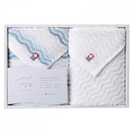 今治タオル さざ波 フェイスタオル&ウォッシュタオルの商品画像