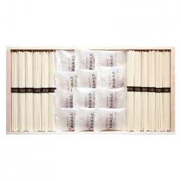 紀州南高梅・讃岐うどん詰合せ(木箱入)の商品画像