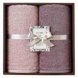 オウチツカイ スリムバスタオル2P スモーキーロゼ/チャコールブラウンの商品画像