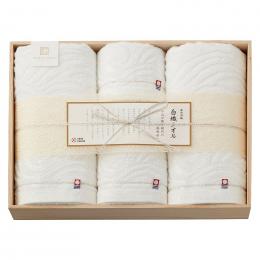 今治謹製 白織タオル バスタオル2P&フェイスタオル2P(木箱入)の商品画像