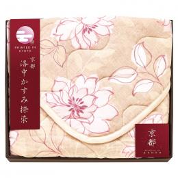 京都 洛中かすみ捺染 敷パッド ベージュの商品画像