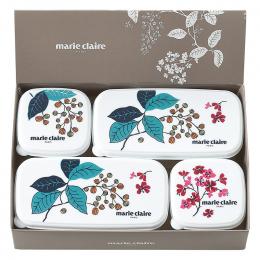 マリ・クレール フレンチライラック シール容器4点セットの商品画像