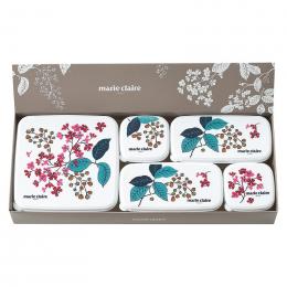 マリ・クレール フレンチライラック シール容器5点セットの商品画像