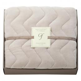 グランフランセヌーベル 吸湿発熱綿入りハイソフトタッチ敷パット ピーチグレーの商品画像