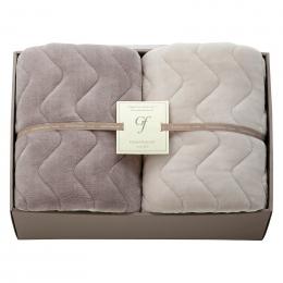 グランフランセヌーベル 吸湿発熱綿入りハイソフトタッチ敷パット2Pの商品画像