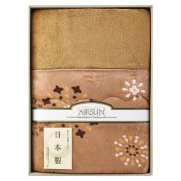 吸湿発熱わた入り国産やわらかタッチ毛布ふとんの商品画像