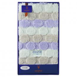 チェルベ ドット 大判バスマット ブルーの商品画像