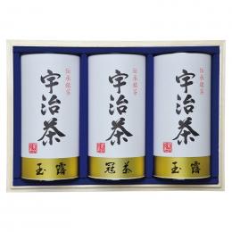 宇治茶詰合せ(伝承銘茶)木箱入の商品画像