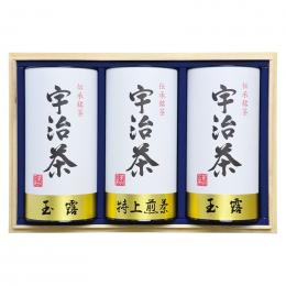 宇治茶詰合せ(伝承銘茶)木箱入の商品画像