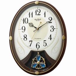 リズム　電波メロディ掛時計”スモールワールドリリィN”の商品画像