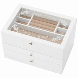 木製ジュエルケース(ホワイト)の商品画像