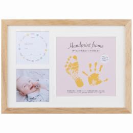 手形足形木製フォトフレーム(ナチュラル)の商品画像