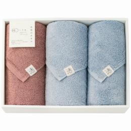 糸屋のタオル　ハーフバス・フェイスタオルセットの商品画像