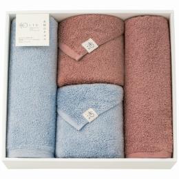 糸屋のタオル　ハーフバス・フェイスタオルセットの商品画像