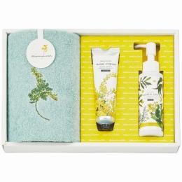 ミアミモザ　ウォッシュタオル&コスメセットの商品画像