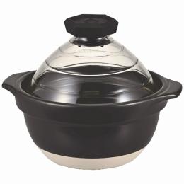 ハリオ　フタがガラスのご飯釜(2~3合炊き)の商品画像