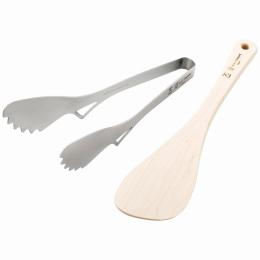 わたしのこだわり　木ベラ・トングセットの商品画像