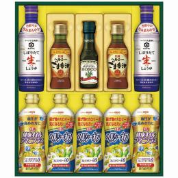 日清オイリオ　ヘルシーオイル&キッコーマン生しょうゆギフト NK-55の商品画像