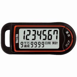 タニタ　3Dセンサー搭載歩数計 億歩計(ブラック)の商品画像