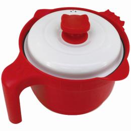 chef　電子レンジ調理器レンジでマルチポット(レッド)の商品画像