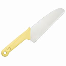 リトルシェフクラブ　子ども包丁(中級用)ギザ刃 ウサギ イエローの商品画像
