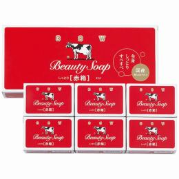 牛乳石鹸　赤箱6個入の商品画像