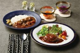 神奈川「横浜ロイヤルパークホテル」監修 カレー&ハンバーグセットの商品画像
