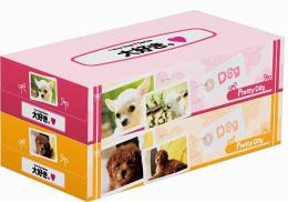 プリティドッグBOXティッシュ130W2個組の商品画像