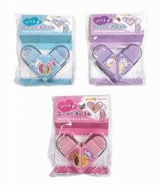 ハート型ローラー消しゴム1個の商品画像