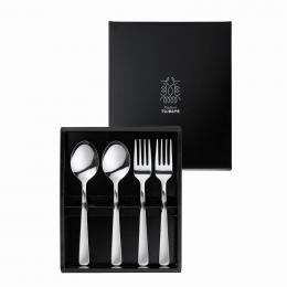 ステンライラック スプーンフォーク4本組の商品画像