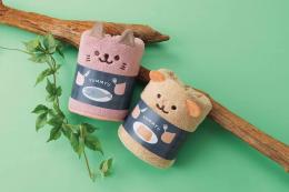 アニマルム/ふわふわフェイスタオルの商品画像