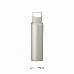 真空セラミック炭酸ボトル(800ml)(グレージュ)の商品画像