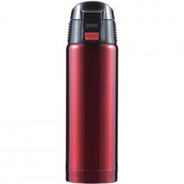 ワンプッシュ式マグ500ml　レッドの商品画像