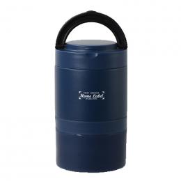 ステンレス連結式ランチジャー　ネイビーの商品画像