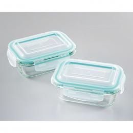ガラス保存容器2pcsAの商品画像