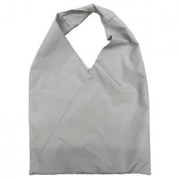 トライアングルトートバッグ　グレーの商品画像