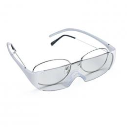 メガネ型ルーペ　ホワイトの商品画像