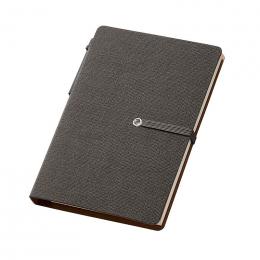 PVCカバーノートA6(付箋付)　グレーの商品画像