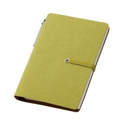 PVCカバーノートA6(付箋付)　グリーンの商品画像