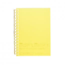 オープンリングノート A6　イエローの商品画像