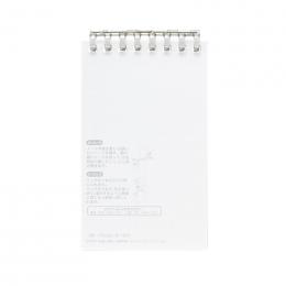 オープンリングノート メモサイズ　クリヤーの商品画像