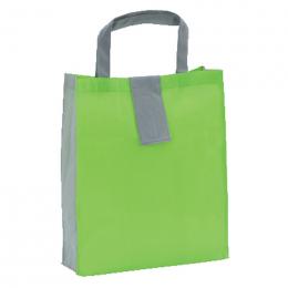 たためるツインカラートート(タテ)　グリーンの商品画像