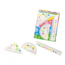 定規3点セット　パステルーズの商品画像