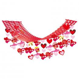 [店舗装飾品] デコレーションバレンタインプリーツハンガーの商品画像